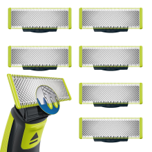 6er-Packung Rasierklingen, kompatibel mit Philips OneBlade Ersatzklingen