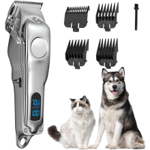 Professionelle Hundeschermaschine, kabelloses elektrisches Langhaar-Schermaschinen-Set für Hunde, professionelle Hunde- und Katzenschermasch