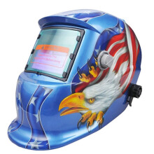 Auto Darkening Solar Welding Helmet for MIG TIG ARC with Adjustable Shade and Eagle Design