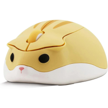 2,4-GHz-Funkmaus, niedliche Hamsterform, leise, ergonomisches Design, kleine tragbare Maus, 1200 DPI, USB-kabellos, PC-Laptop-Gaming-Maus