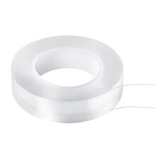 Double Sided Mounting Tape 16ft Heavy Duty Clear Nano Gel Grip Tape Reusable Washable No Residue for Wall and Car Use