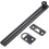 Matte Black Brass Surface Bolt 6 Inch, Solid Brass Sliding Bolt Lock for Doors and Cabinets 1