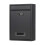 Wall Mounted Locking Mailbox with Combination Lock, Large Capacity Rustproof Iron Mailbox for Home and Office 1