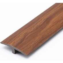 Floor Transition Strip Vintage Wood T Molding, Smooth Anti‑Slip Carpet to Tile Door Threshold Trim