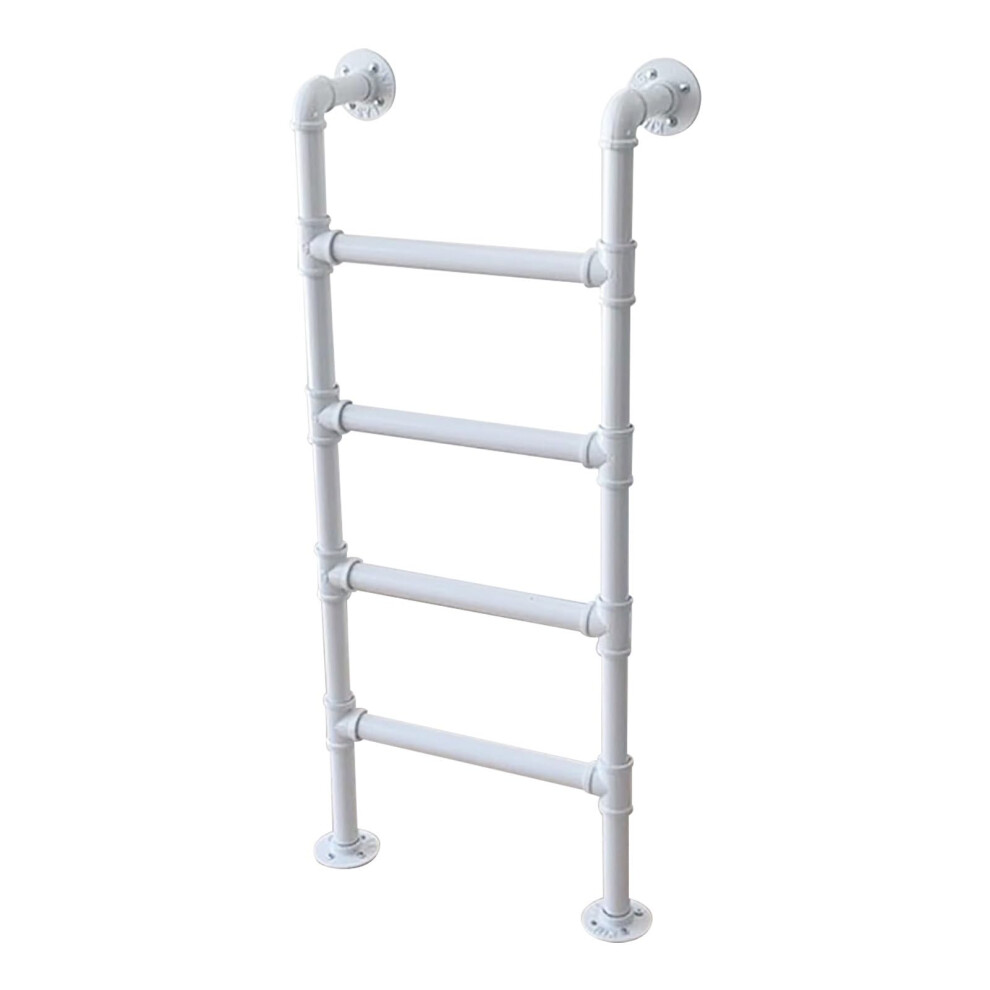 Wall Mounted Loft Ladder 3.3Â9.8Ft SpaceâSaving Wrought Iron Ladder With Secure Wall Fixing And 330Lbs Capacity 9351714688352
