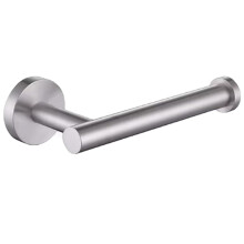 Toilet Paper Holder SUS304 Stainless Steel, Wall Mount Brushed Silver Design, Easy OneHand Roll Change