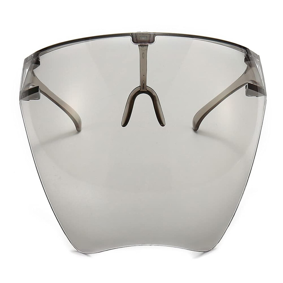 Full Face Shield Sunglasses Anti Fog Uv400 Protective Visor Glasses Unisex Oversized Gray 9771547061502