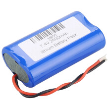 (1 Batería) Batería recargable de iones de litio 18650 de 7,4 V y 2600 mAh con placa de protección P