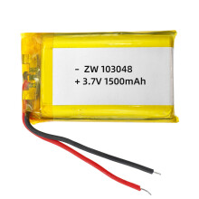 (1PCS Without plug)3.7V 103048 1500mAh Rechargeable Lithium Li-polymer Battery Replacement Battery DIY Battery For MP3 MP4 DVD Speaker Camera