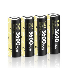 (4pc 3600)18650 Battery Highest Capacity lithium battery 3.7V 3600mah Reachargeable Battery For VapeMod Flashlight Tools