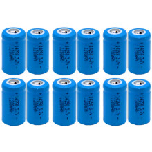 (12 unidades de batería) Batería recargable de litio 14250 de 3,7 V LS14250 ER14250H 1/2-R6 1/2 AA 1