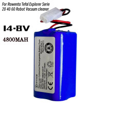 (Battery 4800mAH)Battery H18650CH-4S1P for Vacuum Mop MJSTG1, Rowenta, Tefal explorer series 20, G1 (4800mAh)