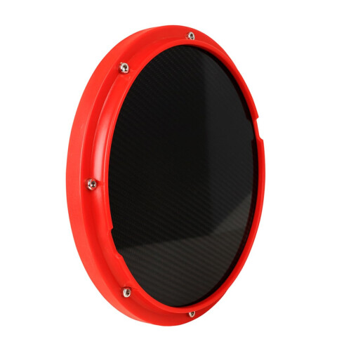 Fiber Drum Practice Pad with Built‑in Metronome, Silent ABS Pad for Drummers Training 2