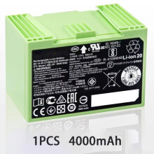 Batería recargable de 14,4 V y 5000 mAh (4000 mAh) para aspiradoras de la serie ii7, i3-i8 J7 E5.