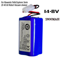 (Battery 2800mAH)Battery H18650CH-4S1P for Vacuum Mop MJSTG1, Rowenta, Tefal explorer series 20, G1 (4800mAh)