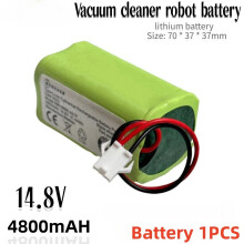 (Batería de 4800 mAh) Batería de 14,4 V y 4800 mAh para accesorios de aspiradoras Edge 15C, 15T, 25C