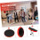 Fiber Drum Practice Pad with Built‑in Metronome, Silent ABS Pad for Drummers Training 4