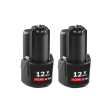 (Paquete de 2 baterías de 4000 mAh, 12 V) Batería de 4000 mAh para 12 V BAT411 y cargador de repuest
