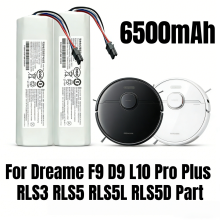 (5200mAh)14.4V 6500mAh P2008-4S2P-MMBK Battery Replacement for D10s L10s D9 Pro D10 L10 D10 Plus D9 Max W10 Pro W10 Vacuum Cleaner