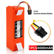 (4000 mAh 1) Batería de repuesto para Roborock, aspiradora robot, S55, S60, S65, S50, S51, S5 MAX, S
