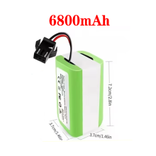 Batería de repuesto (6800 mAh) para 990 1090 Tesvor X500 N79 N79S DN622 11 11S RoboVac 30 14.4V 1280