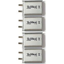 (3,7 V, 4 unidades 803040) Baterías LIPO de 3,7 V 803040 de 1000 mAh, batería de polímero de iones d