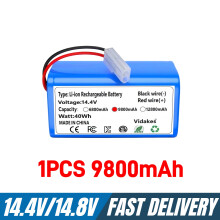 (1PCS 9800mAh)6800mAh 14.4V Rechargeable Battery ，for G1 MJSTG1 Vacuum Cleaner High Performance Replacement Parts