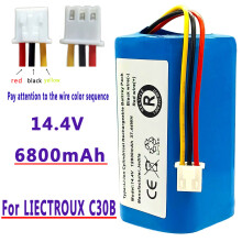 (1 unidad de batería) Batería de alta capacidad Jedila de 14,8 V (para C30B) para aspiradora C30B, 1
