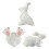 Rabbit Shaped Pillow Decorative Throw Pillow-standing rabbits 4