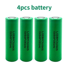 (4PCS)18650 3.7V 3500mAh 25A Lithium Battery INR18650 MJ1 High Power Rechargeable Power Tool Battery