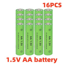 (16 pilas AA de 1,5 V) Batería AA de 1,5 V y 3000 mAh, adecuada para mandos a distancia, ratones, or