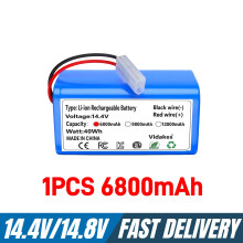 (1PCS 6800mAh)6800mAh 14.4V Rechargeable Battery ，for G1 MJSTG1 Vacuum Cleaner High Performance Replacement Parts