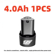 (4000 mAh 1 unidad) Batería de litio recargable universal de 12 V y 4000 mAh para destornilladores e