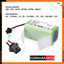 (5200mah)14.4V Battery For 15C 15T 25C 30 30C 35C MAX G10 G15 G20 G30 Edge Vacuum Cleaner Accessori