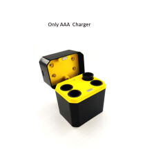 (Only AAACharger 1PCS)1.5V Rechargeable AA 3600mWh AAA 1300mWh Lithium Batteries with Smart Fast Charger Upgraded Intelligent Chip Protection