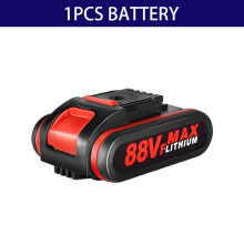 (1 Battery)88VF Rechargeable Lithium Ion Battery High-capacity Worx Battery for Electric Wrench Saw Cordless Reciprocating Saw for 36VF48VF