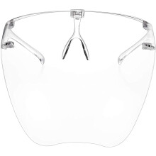 Face Shield Glasses Anti Fog Full Cover Visor with UV400 and Blue Light Filter Protective Eyewear Clear
