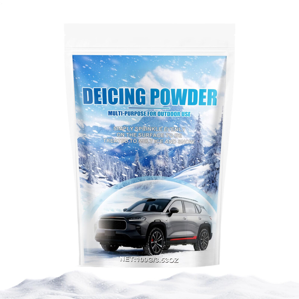Fast Acting Windshield Deicer Spray 100G Car Ice Remover With Safe Glass Formula And Quick Visibility Restore 9771547063261
