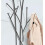 Modern Wall Mounted Coat Rack with Gold Metal Hooks, SpaceSaving DoubleHook Design for Entryway 4
