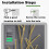 Modern Wall Mounted Coat Rack with Gold Metal Hooks, SpaceSaving DoubleHook Design for Entryway 5