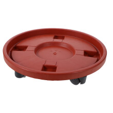 Heavy Duty Plant Stand with Wheels for Indoor and Outdoor Use, Rolling Planter Tray with Lockable Casters