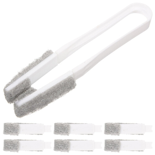 Blind Cleaner with 6 Replaceable Heads, Quick Dust Removal Window Blind Duster for Home and Car