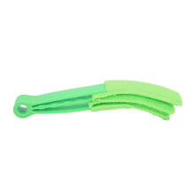 Car Vent Cleaning Brush Microfiber Duster with Removable Washable Sleeve for Car Air Vents and Window Blinds Green