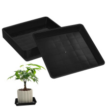 Plastic Plant Pot Saucers Set of 12 – Durable WaterCatching Trays for Garden Balcony Flowerpots