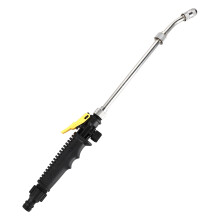 Mangueira de rega para plantas de interior e jardim, pistola de pulverização em aço inoxidável fácil de instalar com jato de água ajustável,