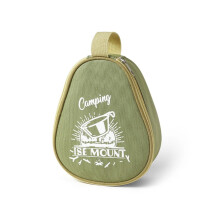 Utensils Storage Bag Camping Bag with Mesh Pocket and Zipper for 300~500ml Bowls
