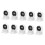 10pcs LED Tube Light Socket Base, Easy Install Fluorescent Lamp Holder with Durable Secure Fit 1