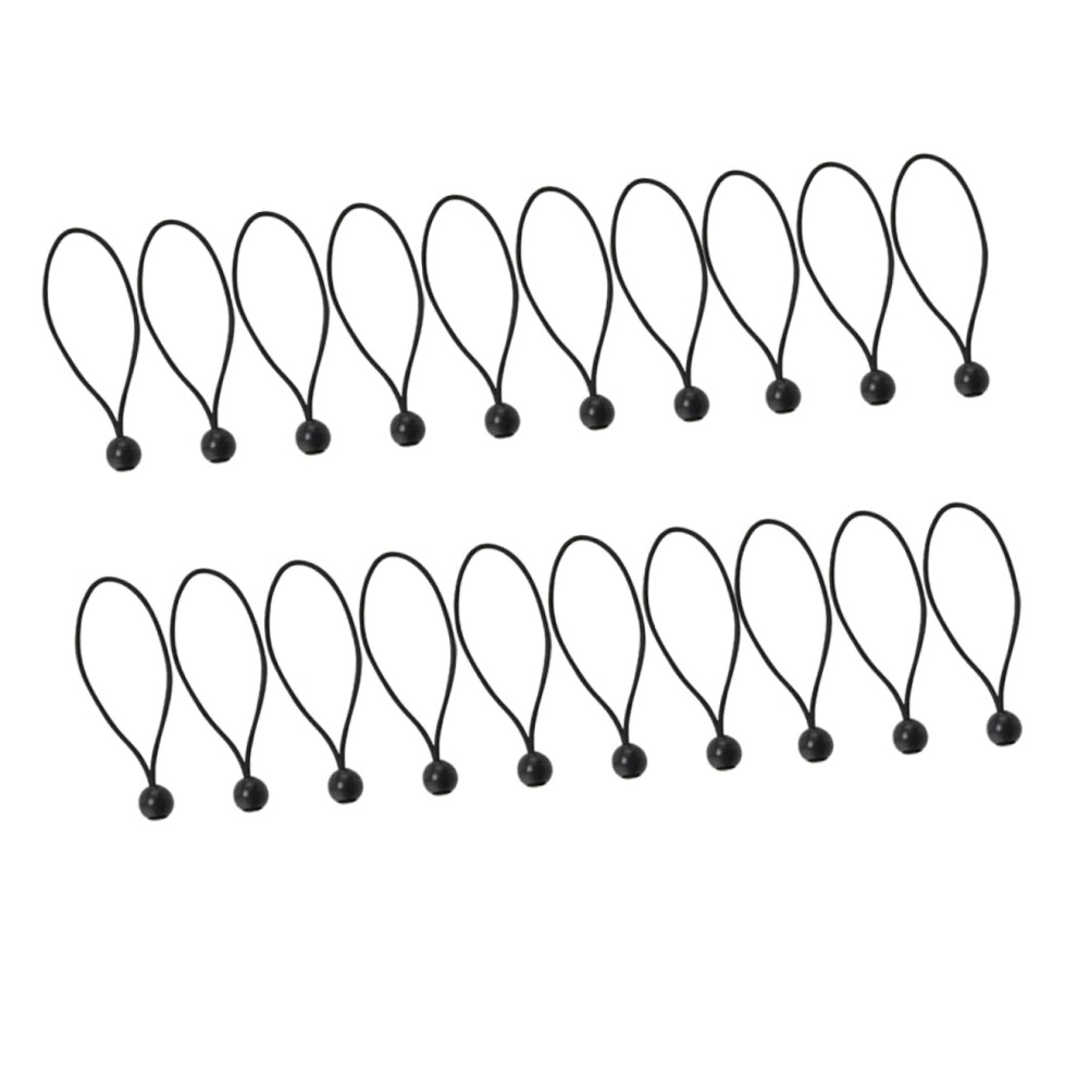25Pack Bungee Cords With Shockabsorbing Elastic Tension, Quick Setup Tie Downs For Tarps And Tents 9351714689458