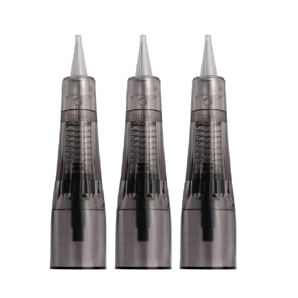 20pcs 1R 0.25mm Nano Tip Permanent Makeup Cartridge Needles for Eyebrow Eyeliner Lip