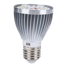 Lâmpada LED para cultivo de plantas de 60W, eficiente para fotossíntese, com espectro completo e 60 chips de LED para sistemas hidropônicos.